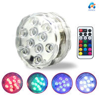 ไฟ RGB LED ไฟใต้สระ ไฟสระว่ายน้ำ ไฟตกแต่งสวน กันน้ำ IP68 ตกแต่งในน้ำ สำหรับงานปาร์ตี้ ไฟใต้น้ำสำหรับสระว่ายน้ำ