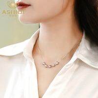 ASHIQI Baroque Choker 925เครื่องประดับแฟชั่นสเตอร์ลิงสำหรับผู้หญิง