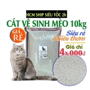 Cát Mèo 10kg - Cát thơm vệ sinh cho mèo - Ship nhanh 60p