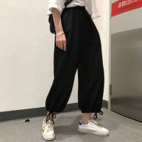 HOUZHOU Gray Sweatpants for Women Joggers 2020 Autumn Fashion Harem Pants for Women Korean Style Oversized Trousers Women