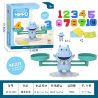 ProudNada Toys ของเล่นเด็ก เกมบวกเลข สมดุล ฮิปโป BALANCE HIPPO NO.BY-6002