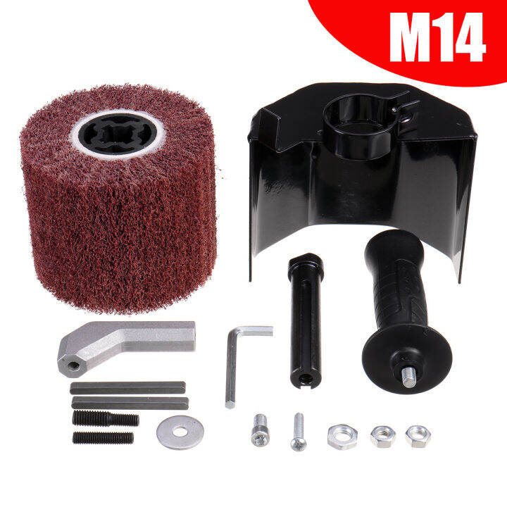M10/M14 Angle Grinder Burnishing Polishing Belt Sanding Attachment Metal Wood Lazada PH