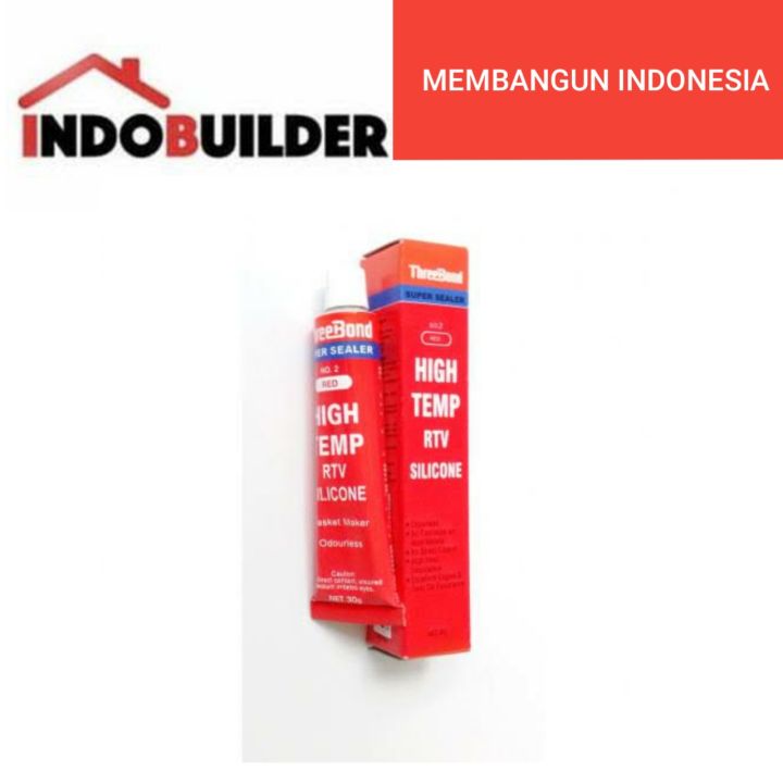 THREEBOND SUPER SEALER SS RED GRAM HIGH TEMP RTV SILICONE GASKET MAKER LEM GASKET MERAH