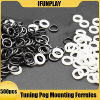 500Pcs Mounting Ferrulesปะเก็นเครื่องซักผ้าสำหรับกีตาร์ Tuning Peg Tuners หัวเครื่อง Replacement