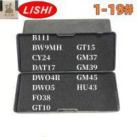 ต้นฉบับ Lishi 2 In 1 B111 BW9MH CY24 DAT17 DWO4R DWO5 FO38 GT10 GT15 GM37 GM39 GM45อุปกรณ์ช่างกุญแจ HU43ทุกประเภท