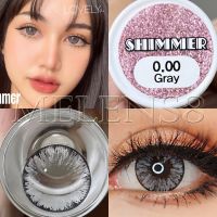 มีค่าสายตาสั้น* คอนแทคเลนส์ Lovelylens : Shimmer ลายเกล็ดน้ำแข็ง  บิ๊กอาย ตาโต สีเทา สีน้ำตาล สายแบ้ว