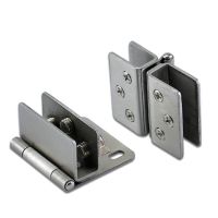 1 Pcs Free Opening Stainless Steel Glass Furniture Hardware Hinge Glass Door Accessories Hinge Chain Wine Glass Door Hinge