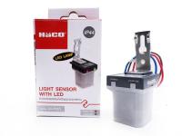 HACOเซ็นเซอร์แสงพร้อมไฟสัญญาณบอกสถานะLIGHT SENSOR WITH LED รุ่น LX-P01/L IP44