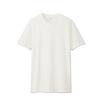 Tatchaya เสื้อยืด คอตตอน สีพื้น คอกลม แขนสั้น White (สีขาว) Cotton 100%