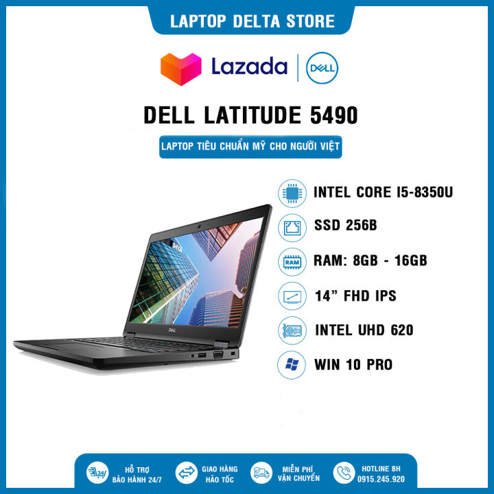 Dell Latitude 5490 [HÀNG USA NHẬP·NGUYÊN BẢN] Laptop đã qua sử dụng Core i5  8350U