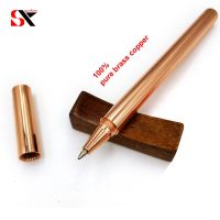 Yushun High Quality Luxury Pure Brass copper Ballpoint Pen Signature Pens for Stationery Office Pens