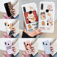 For Huawei Y7 2019 Case Y7 Prime 2019 Cover Cute Cartoons Heart Cat Soft Silicone Shockproof Phone Case For Huawei Y7 2019 Funda