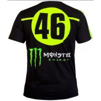 เสื้อยืดคอก ลมแขนสั้นแบบแห้งเร็ว vr 46 moto