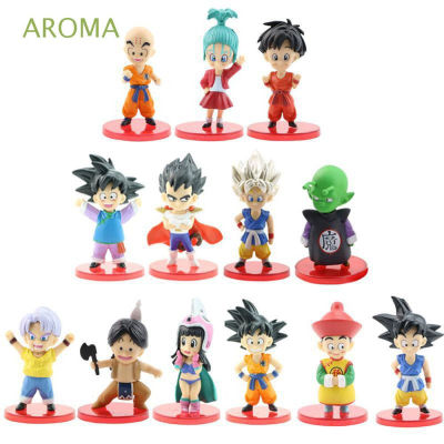 Aroma ของเล่นโมเดลฟิกเกอร์ Dragonball Dragonball 13ชิ้น/ชุดสําหรับเด็ก