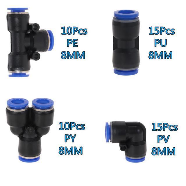 50pcs-lot-pneumatic-fittings-connector-pu-py-pe-pl-trachea-connector-set-plastic-air-water-hose-tube-gas-4mm-to12mm