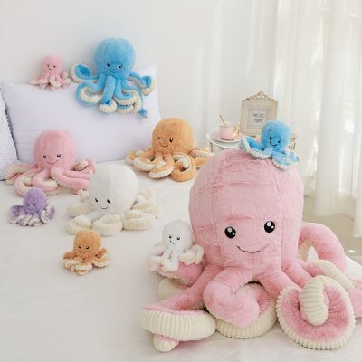 ขนาดใหญ่ Octopus ตุ๊กตา Plush ของเล่นสำหรับเด็กทารกวันเกิดคริสต์มาสเด็กของขวัญเด็กน่ารัก Tako Dolls