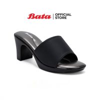 ร้อน, ร้อน★◄ Bata บาจา รองเท้าลำลองแบบสวม รองเท้าส้นสูง 2.5 นิ้ว รองเท้ามีส้น รองเท้าส้นสูงใส่สบาย สำหรับผู้หญิง รุ่น Ubol สีดำ 7616879