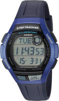 Casio Mens WS- 2000H- 2AVCF Step Tracker Digital Display Quartz Blue Watch