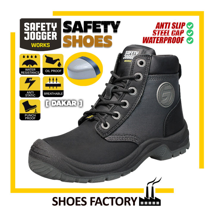 SAFETY JOGGER DAKAR Safety Boots Steel Toe Medium Cut Shoe Working ...