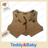 Teddy house : ชุดตุ๊กตา เสื้อกั๊ก Teddy in Country  ขนาด 12 นิ้ว