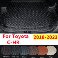 [unji]พรมที่ครอบกระบะรถ Error สำหรับ TOYOTA CH-R CHR 2018-2023อุปกรณ์ตกแต่งรถยนต์ Alas Bagasi Mobil ทุกสภาพอากาศแบบออกแบบได้ตามที่ต้องการ