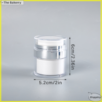 [The Bakerry] 15/30/50ml สูญญากาศ airless ปั๊มขวดเครื่องสำอางภาชนะเติมลมเดินทาง