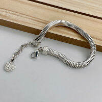 VENTFILLE 925 Sterling Silve Stereoscopic Snake Bone Chain สร้อยข้อมือ Liquid Lava Punk เครื่องประดับวันเกิดของขวัญ Dropshipping