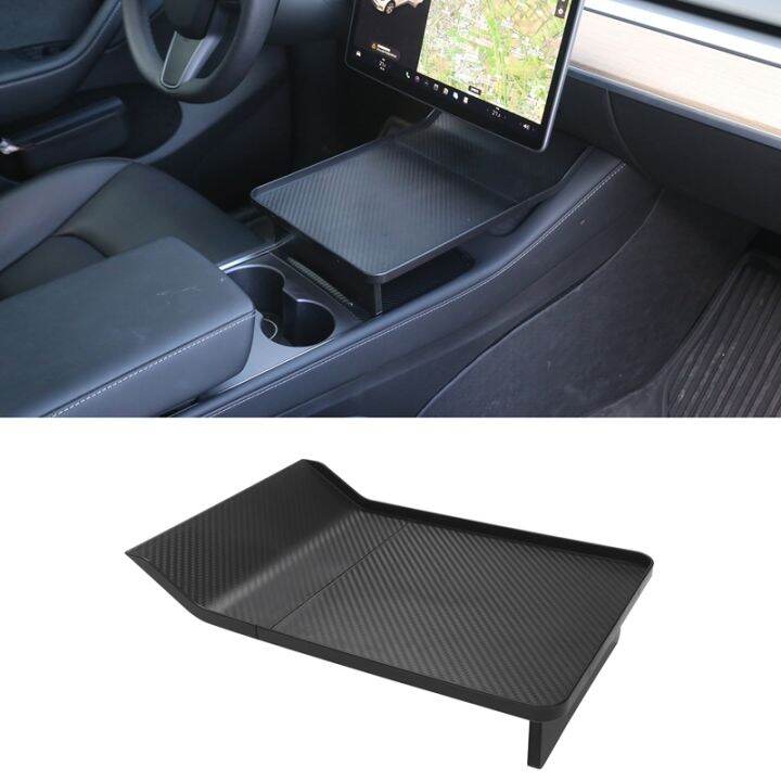 center-console-alset-tray-for-tesla-model-y-model-3-food-eating-table-holding-your-essentials-during-autopilot-road-trip