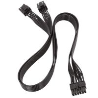 สายการ์ดจอ PSU 12Pin 8Pin คู่ (6 + 2) พลังงานแบบแยกส่วน PCI-E สำหรับ P-860ทะเล P-1000 X-1050 (60ซม.)