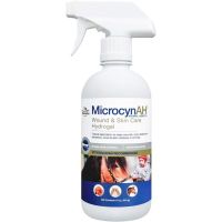 [[ส่งฟรีไม่มีขั้นต่ำ]] MicrocynAH Skin Care Hydrogel 480 ml. สเปรย์บำรุงผิวเพิ่มความชุ่มชื้นประกอบการรักษา แผลผ่าตัด แผลติดเชื้อต่างๆ