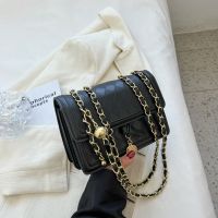 [COD] Textured plaid bag women 2022 version new casual chain Messenger autumn all-match single shoulder square