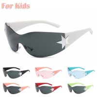 【CW】❐┅✔  Kids Luxury Punk Rimless Sunglasses UV400 Boys Goggles Shades Glasses Fashion Eyewear for Children