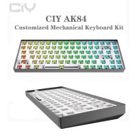 ZUOYA Tester84 Hot Swap RGB Backlight Gaming คีย์บอร์ดชุด WiredSupport DIY สาวน่ารักคีย์บอร์ด Kit