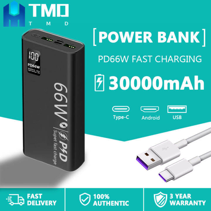 TMD Original Brand 80000MAH Heavy Duty 66W 4.5A Fast Charging Powerbank ...