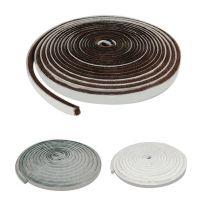 5M Brush Strip Self-Adhesive Windproof Door And Window Sealing Strip Leak-Proof Brush Windproof Sealing Strip Decorative Door Stops