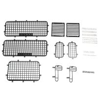 Metal Window Mesh Protective Net Light Cover Decoration for TRX4 1/10 RC Crawler Car Upgrade Parts