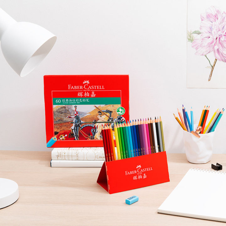 faber-casl-100-color-oil-castle-colored-pencil-tin-box-set-lapis-for-coloring-book-school-art-supplies