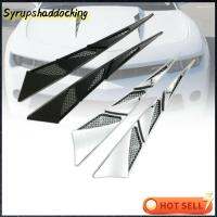 Syru สากลตกแต่งรถยนต์ Air Intake Side Flow Hood Vent สติกเกอร์ปก