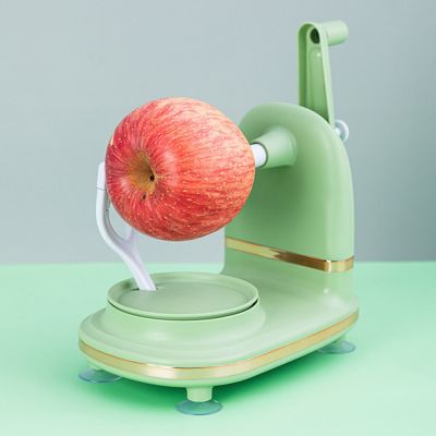 New Hand-cranked Apple Peeler Stainless Fruit Peeler Slicing Machine Apple Fruit Machine Peeled Kit Creative Kitchen Cutter Tool Graters  Peelers Slic