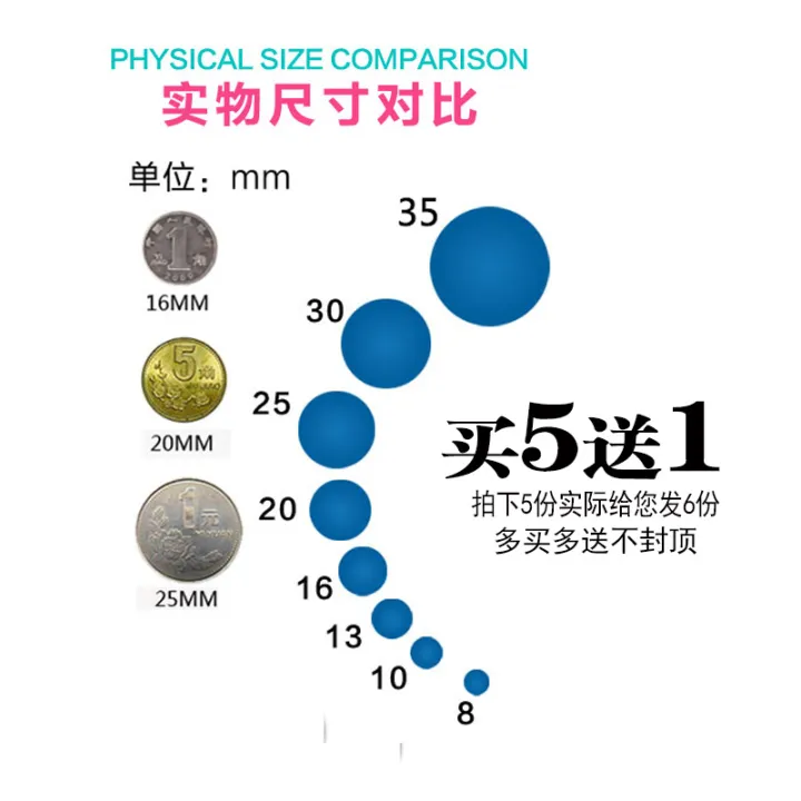 A4 round selfadhesive dot digital sticker number Postit note target