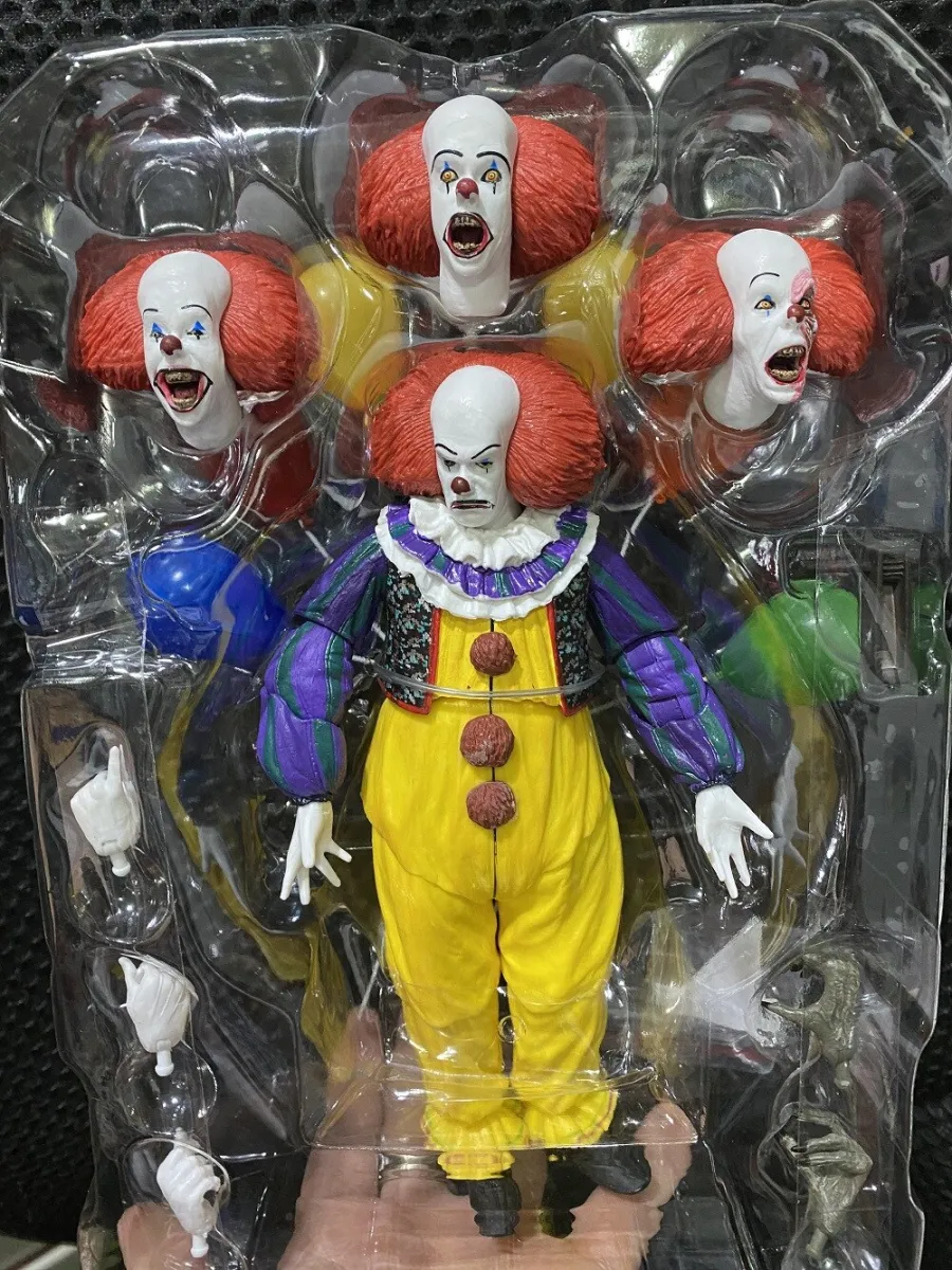 CÓ SẴNSALE Mô Hình Pennywise Chú Hề Ma Quái IT Có Khớp Cử Động Phong Cách  Neca  Đồ chơi trẻ em