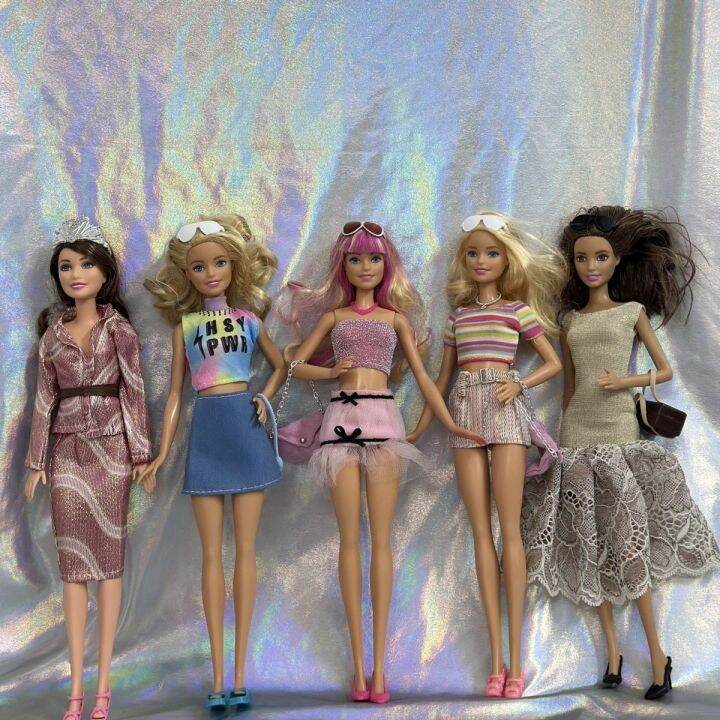 2023-การเชื่อมโยง-2-สินค้าจำนวนมากของ-mat-barbie-มีข้อบกพร่องเล็กน้อย-30cm-ตุ๊กตาบาร์บี้กับเสื้อผ้าอุปกรณ์เสริมสาวเล่นบ้านของเล่น