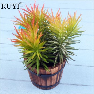 【cw】 RUYI CactusNeedle SucculentArtificial Fleshiness LifelikeLandschaft DecorativeHome Balcony Decor 【hot】