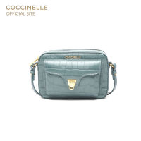 COCCINELLE BEAT CROCO SHINY SOFT HANDBAG 550401 กระเป๋าถือผู้หญิง