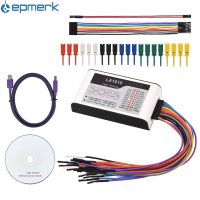 เครื่องวิเคราะห์ลอจิก16ช่องสัญญาณ USB อินเทอร์เฟซ2.0 100MHz Oscilloscope รองรับพีซีซอฟแวร์สำหรับการตัดสินและวิเคราะห์เวลา