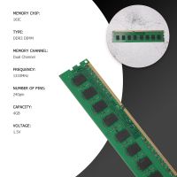 DDR3 4G RAM Memory 1333Mhz 240 Pins Desktop Memory PC3-10600 DIMM RAM Memoria for AMD Dedicated Memory