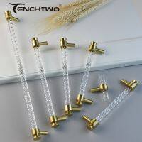 【YD】 TENCHTWO 2022New Handles Wardrobes Cabinet Pulls Shoe Cupboard Drawer Door Knobs Gold T Bar