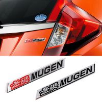 free shiping 3D Mugen Power Logo Car Sticker Emblem Rear Badge Aluminum Chrome Decal Car Styling For Honda Civic Accord CRV fit