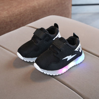 Childrens Sneakers LED Light Kids Casual Shoes Boys Baby Toddler Glowing Sneakers With Light Girls Sports Shoes 1 2 3 4 5 Years