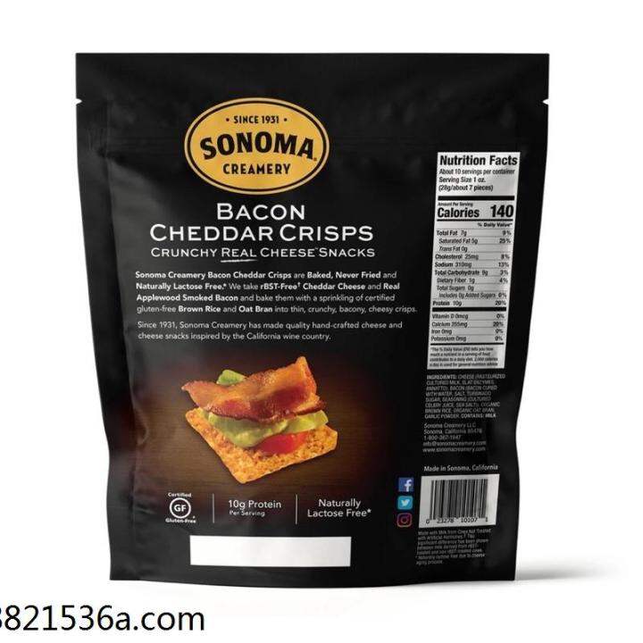 Wholesale of snacks ♀Sonoma Creamery Cheese Crisps♦ Lazada PH